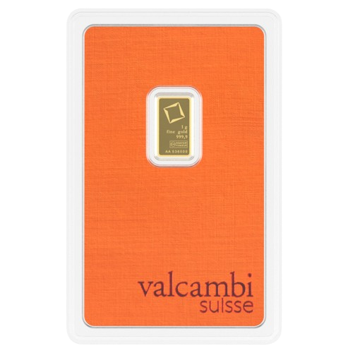 1 гр. Златно кюлче Valcambi  | Minted