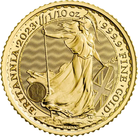 1/10 oz Златна монета Британия