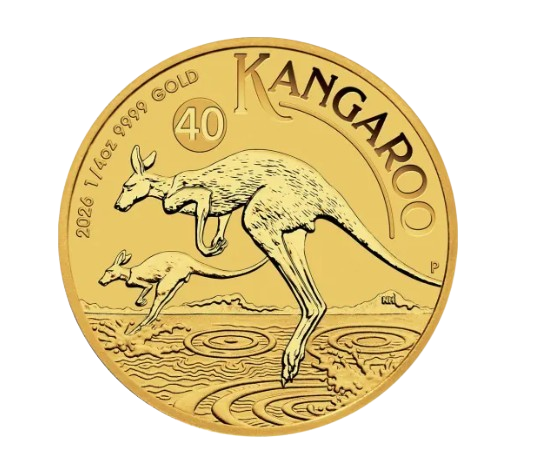 1/4 oz Златна монета Австралийско Кенгуру | 2026